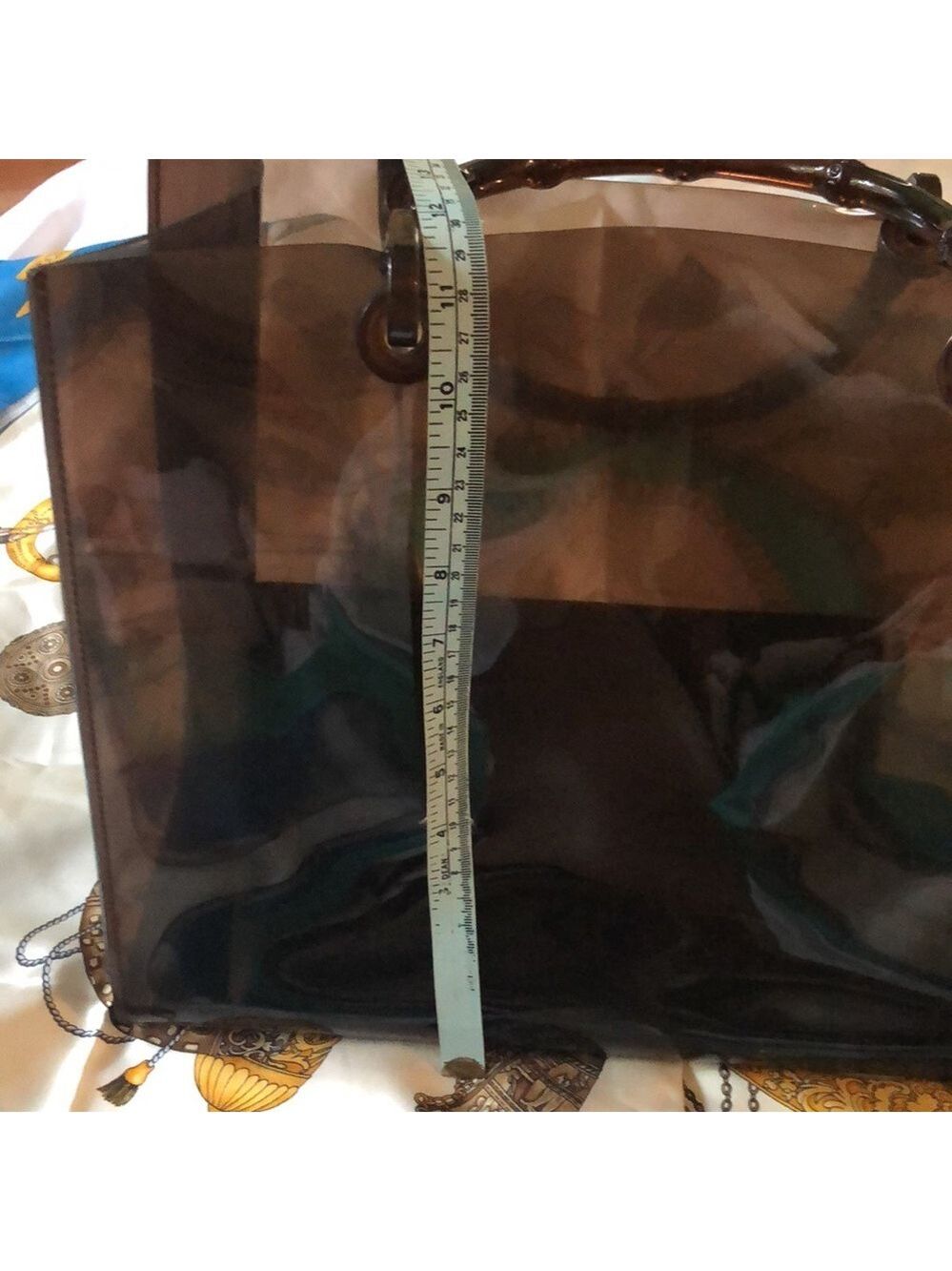 ❤️ Gucci Rare Vintage plastic totes bag - Picture 14 of 17